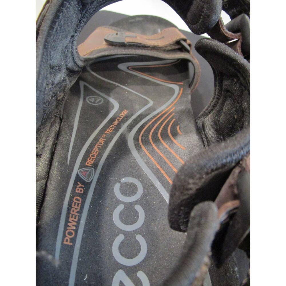 ECCO Yucatan Brown Leather Hiking Sport Sandals Men 47 EU/13 US - Picture 8 of 9